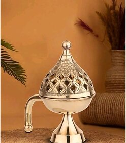 DecorDeck BB-DD Brass Table Diya (Height 12.5 inch)