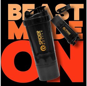 Spider 500 ml Gym Bottle Durable and Leak-Proof Sports Water Bottle with Easy-Grip Design