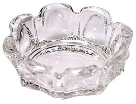 Crystal Ashtray Elegant and Durable Glass Ashtray with Sophisticated Design and Easy-Clean Surface