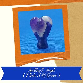                      VSP VASTU SAMADHAN - 237 - AMETHYST ANGEL FOR SLEF-LOVE, REMOVE NEGATIVITY, INNER PEACE AND MEDITATION ( 2 Inch )                                              