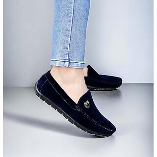                       Loafer Shoes For Men Loafers For Men (Blue)                                              