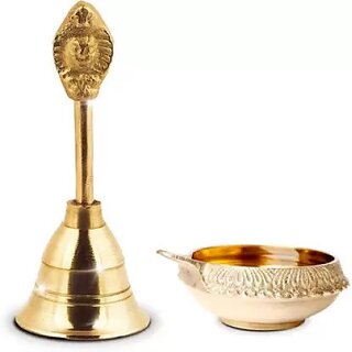 DecorDeck SKFG-00053 Brass (Pack of 2) Hanging Diya (Height 3 inch) DecorDeck SKFG-00053 Brass (Pack of 2) Hanging Diya (Height 3 inch)