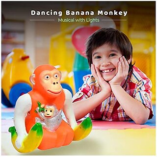 Banana Monkey Funny Toy Interactive Plush Toy with Playful Sounds and Movements for Kids Banana Monkey Funny Toy Interactive Plush Toy with Playful Sounds and Movements for Kids