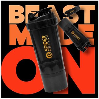Spider 500 ml Gym Bottle Durable and Leak-Proof Sports Water Bottle with Easy-Grip Design