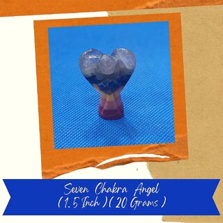 VSP VASTU SAMADHAN - 238 - SEVEN CHAKRA ANGEL FOR BALANCE EMOTIONS, STABILITY, CALMNESS AND MEDITATION (1.5 Inch ) VSP VASTU SAMADHAN - 238 - SEVEN CHAKRA ANGEL FOR BALANCE EMOTIONS, STABILITY, CALMNESS AND MEDITATION (1.5 Inch )