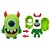 Seema Kitchenware Monster Shape Jumbo Cartoon Space Theme 3D Erasers for Kids Non-Toxic Eraser(Set of 1,Random Designs)