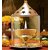 DecorDeck SKFG-00053 Brass Hanging Diya (Height: 9.8 inch)