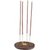 Wooden Incense Base/Plate Elegant Handcrafted Holder for Sticks and Cones with Carved Design