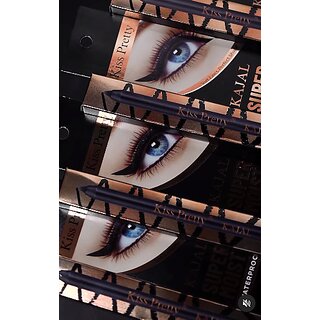 Eyeconic Black Kajal, Matte Kohl Liner In A Twist Up Pencil, Waterproof, Smudgeproof  Long Lasting Eye Makeup, 0.35g
