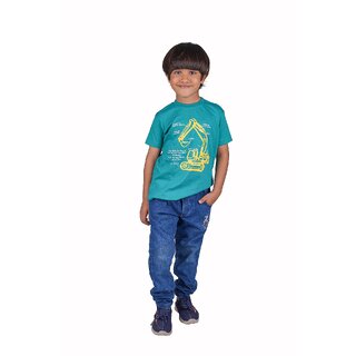 Kid Kupboard Cotton Boys T-Shirt, Bright Blue, Half-Sleeves, 6-7 Years KIDS6542 Kid Kupboard Cotton Boys T-Shirt, Bright Blue, Half-Sleeves, 6-7 Years KIDS6542
