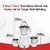 Sujata Dynamix 900 Watts Mixer Grinder  22000 Rotations Per Min  90 Minutes Continuous Running  3 Versatile Jars 1500