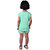 Kid Kupboard Cotton Baby Girls T-Shirt and Short Set, Green, Half-Sleeves, 4-5 Years KIDS6560