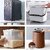 Stratize 8Pcs Self Adhesive Mini Swivel Casters WheelsUniversal Wheels at The Bottom of The Storage Box Swivel Caster Wheels 360 Degree Rotation Pulley for Furniture Various Storage Boxes (8 Pcs)