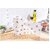 Qolixs Non Woven Reusable and Washable Kitchen Printed Tissue Roll Non-stick Oil Absorbing Paper Roll Kitchen Special Paper Towel Wipe Paper Dish Cloth Cleaning Cloth 50 sheets pack of 1