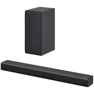                       LG Soundbar S40Q, 300W Dolby Digital Soundbar for TV with Subwoofer, 2.1Ch Home Theatre System, Deep Bass, Bluetooth, HD                                              