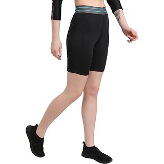                       Ninq Solid Women Light Blue, Black Tights                                              