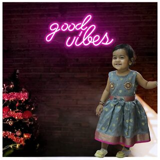 Kaash collection Neon Sign Good Vibes Led Wall Signs Neon Lights for Bedroom Bar Party Game Room Decor 16 x 9 in Kaash collection Neon Sign Good Vibes Led Wall Signs Neon Lights for Bedroom Bar Party Game Room Decor 16 x 9 in