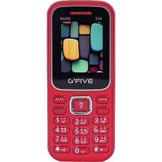 GFive Rose 310 (Dual Sim, 1000 mAh Battery, 1.8 Inches Display, Red) GFive Rose 310 (Dual Sim, 1000 mAh Battery, 1.8 Inches Display, Red)