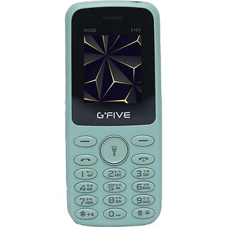 GFive Rose 2163 (Dual Sim, 950 mAh Battery, 1.8 Inches Display, Light Green) GFive Rose 2163 (Dual Sim, 950 mAh Battery, 1.8 Inches Display, Light Green)
