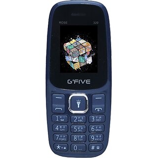                       GFive Rose 320 (Dual Sim, 950 mAh Battery, 1.8 Inches Display, Black)                                              
