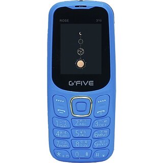 GFive Rose 316 (Dual Sim, 950 mAh Battery, 1.8 Inches Display, Blue) GFive Rose 316 (Dual Sim, 950 mAh Battery, 1.8 Inches Display, Blue)