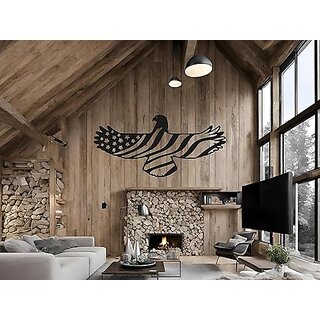 BLIND SHOP American Eagle Flag Metal Wall Art, Bald Eagle Metal Decor, Fourth of July Independence Day Flag, Large Ameri BLIND SHOP American Eagle Flag Metal Wall Art, Bald Eagle Metal Decor, Fourth of July Independence Day Flag, Large Ameri