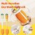 3 in 1 Multifunctional Kitchen Cup Cleaning Brush, Soft Sponge Cleaning Brush Multipurpose Bottle Cleaner Cup Cover Lid