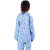 Kid Kupboard Cotton Girls Sleepsuit Set, Blue, Full-Sleeves, 6-7 Years KIDS6566