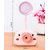 Kaash Pink Cartoon Pig LED Table Lamps with Pencil Sharpener Pen Holder Stand Kids Study Desk Stationery Organiser Kids