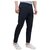 Men's Black Polyester Lycra Track Pant