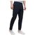 Men's Black Polyester Track Pant