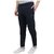 Black Polyester Lycra Track Pant For Men's