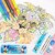 Kaash collections Pack of 7 Pcs Stationery Gift Set for Kids Return Gift School Accessories for Kids Gift Items