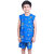 Kid Kupboard Cotton Boys T-Shirt and Short Set, Blue, Sleeveless, 7-8 Years KIDS6583