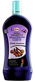 Ayur Herbal Amla Shikakai With Reetha Shampoo 500 ML