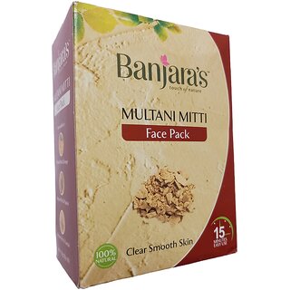                       Banjaras Face Pack Multani Mitti -100gm                                              