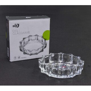                       Mannat Glass Ashtrays for Cigarettes, Portable Decorative Ashtray for Home Office Indoor Outdoor Patio Use Ash Tray                                              