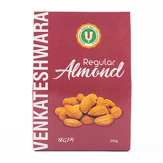                       Best Quality Premium Almonds (Badam) 250gm                                              