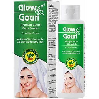 Indo Himaliyans Glow N Gouri Salicylic Acid Pack Of 1 Women All Skin Types Face Wash100 ml Indo Himaliyans Glow N Gouri Salicylic Acid Pack Of 1 Women All Skin Types Face Wash100 ml