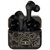 EKKO Earbeat T08 AlterEgo : Mic, ENC Call Noise Cancellation, 40H Playtime, 10MM Driver, Twin Connect, Massive Bass, Water Resistance, Siri & Google(Black Pattern)