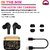 EKKO Earbeat T08 AlterEgo : Mic, ENC Call Noise Cancellation, 40H Playtime, 10MM Driver, Twin Connect, Massive Bass, Water Resistance, Siri & Google(Black Pattern)