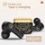 EKKO Earbeat T08 AlterEgo : Mic, ENC Call Noise Cancellation, 40H Playtime, 10MM Driver, Twin Connect, Massive Bass, Water Resistance, Siri & Google(Black Pattern)