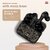 EKKO Earbeat T08 AlterEgo : Mic, ENC Call Noise Cancellation, 40H Playtime, 10MM Driver, Twin Connect, Massive Bass, Water Resistance, Siri & Google(Black Pattern)
