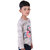 Kid Kupboard Cotton Boys T-Shirt, Light Grey, Full-Sleeves, 7-8 Years KIDS6601