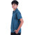 Kid Kupboard Cotton Boys T-Shirt, Blue, Half-Sleeves, 12-13 Years KIDS6604