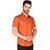 PrintCultr Men's Half Sleeve Cotton Spread Collar Shirt - Brown | Comfortable and Stylish Casual Shirt for Everyday Wear