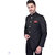 Roundfeet Men Solid Tuxedo Style Formal Blazer (Black)