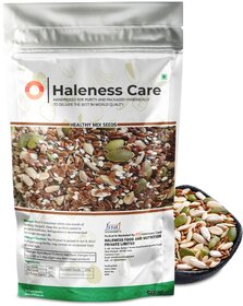 Haleness Care Healthy Seeds  Pumpkin, Sesame, Flax, Chia  Sunflower Seeds  (250 Grams (Pack of 1), Healthy Mix Seeds)