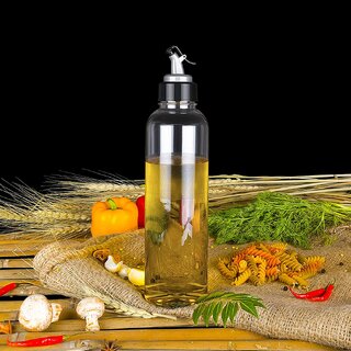                       Mannat Food Grade Plastic 1 litres Oil Dispenser for Cooking, Easy Flow Oil,Liquid Dispenser,(pack of 1)                                              