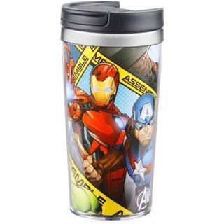                       Mannat AVENGER TURBO GLASS Stainless Steel Hot Insulated Double Wall,Stainless Steel with Lid (400 ml)(pack of 1)                                              